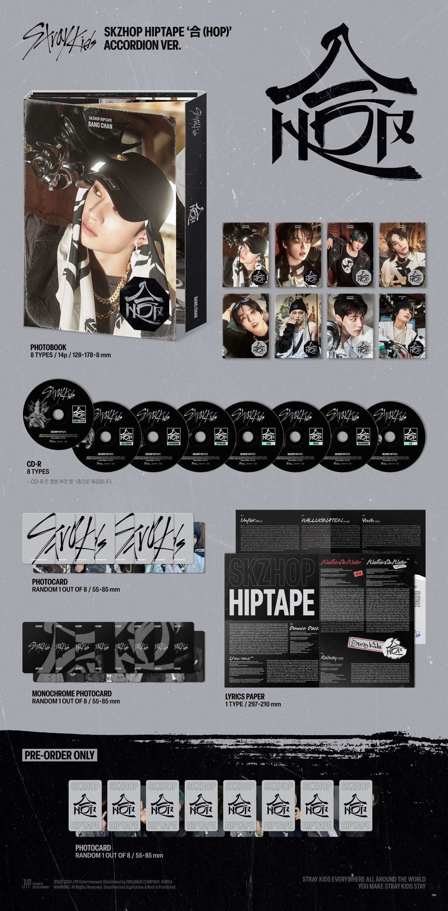 Stray Kids - SKZHOP HIPTAPE HOP (ACCORDION Ver.)