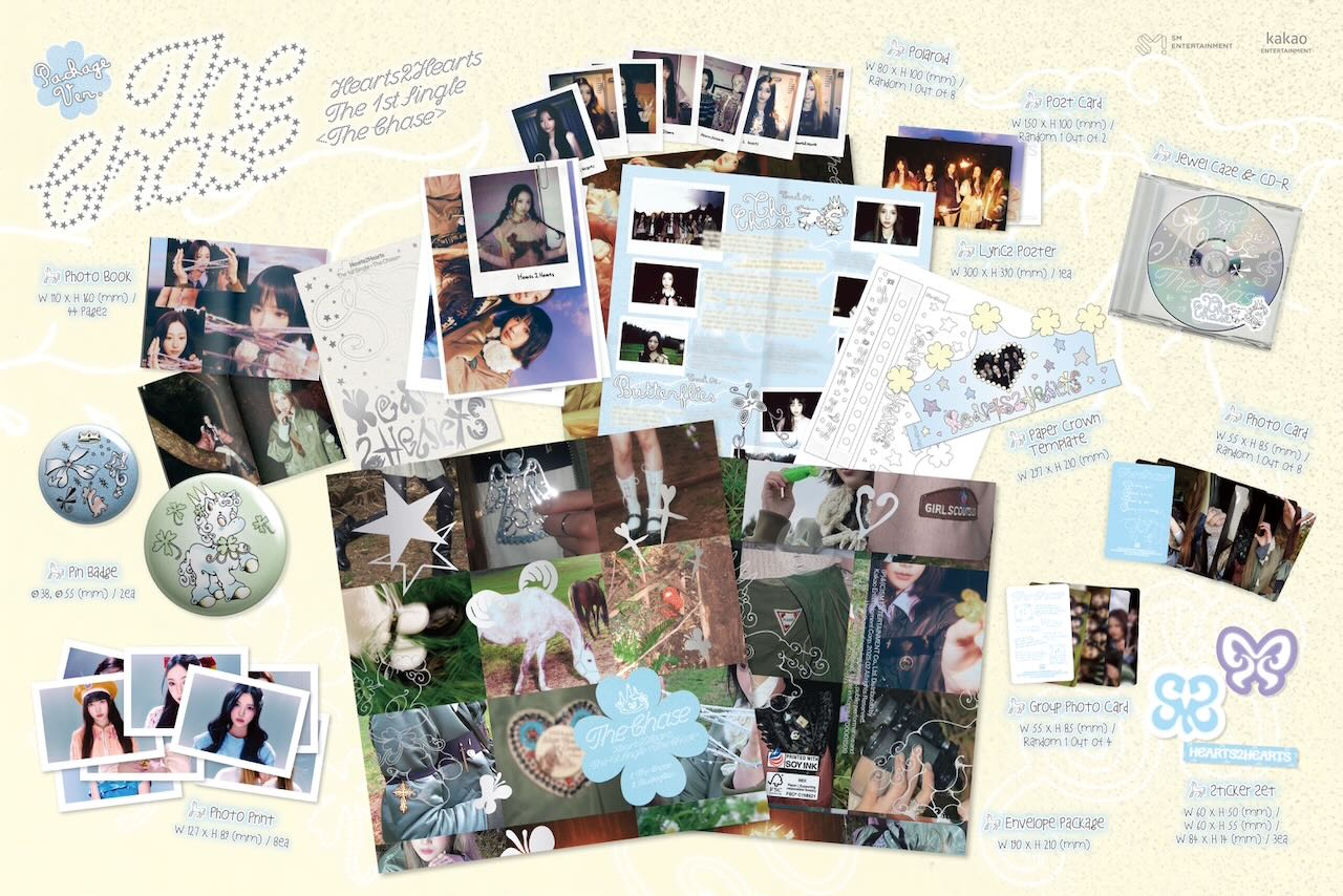Hearts2Hearts – 1st Single Album The Chase (Package Version)