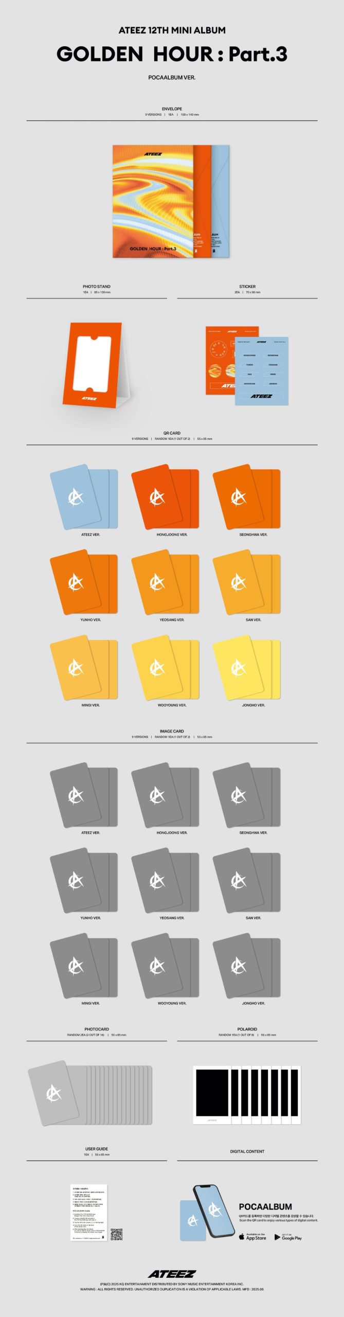 ATEEZ – GOLDEN HOUR : Part.3 (POCAALBUM VER.)