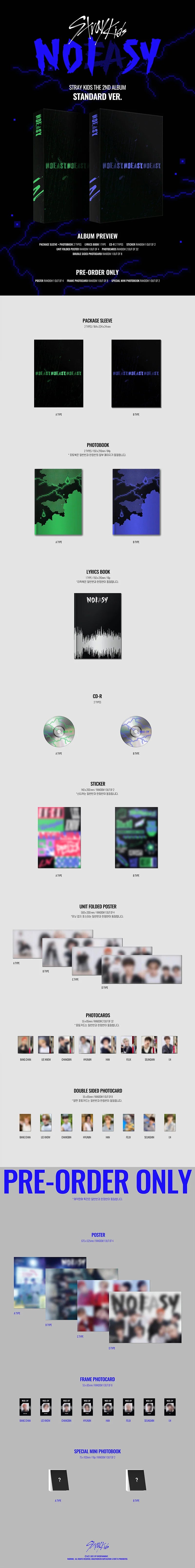 Stray Kids - 2nd Album NOEASY (Standard Ver.)