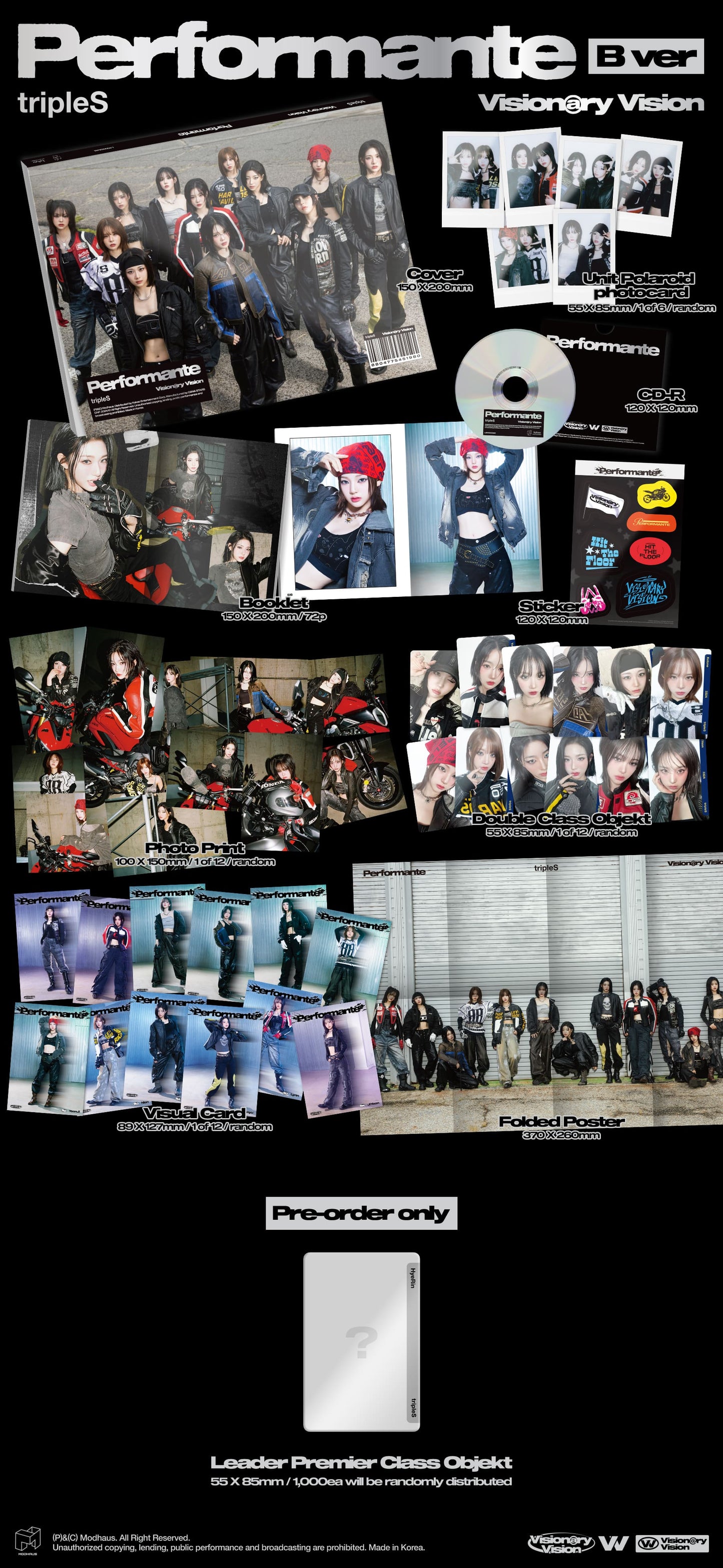 tripleS – Visionary Vision 1st Full Album (Performante) (Random Version)