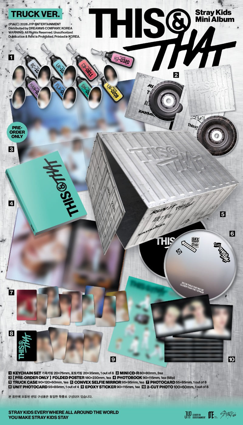 Stray Kids - 10th Mini Album [THIS & THAT] (TRUCK VER.)