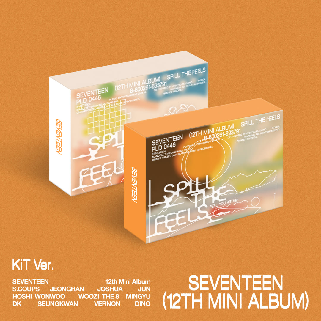 SEVENTEEN - 12th Mini Album [SPILL THE FEELS] (KiT Ver.) (Random Ver.)
