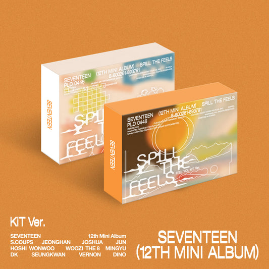 SEVENTEEN - 12th Mini Album [SPILL THE FEELS] (KiT Ver.) (Random Ver.)