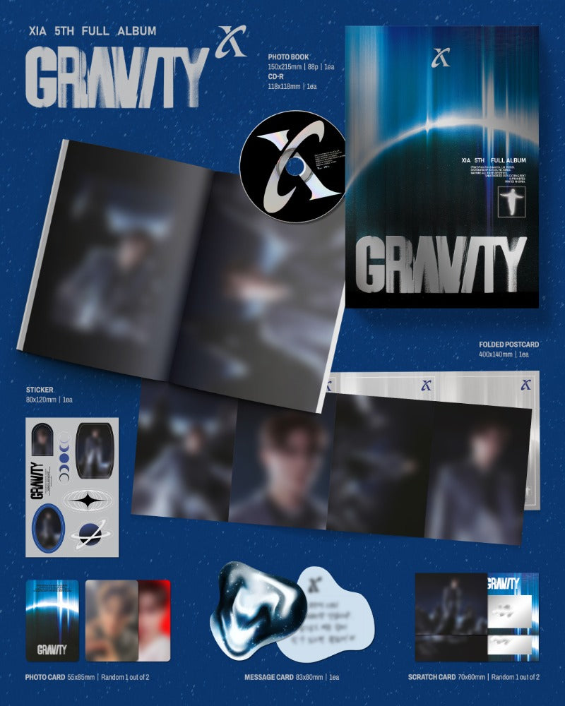XIA - 5th FULL ALBUM [GRAVITY] (Cosmic Ver.)