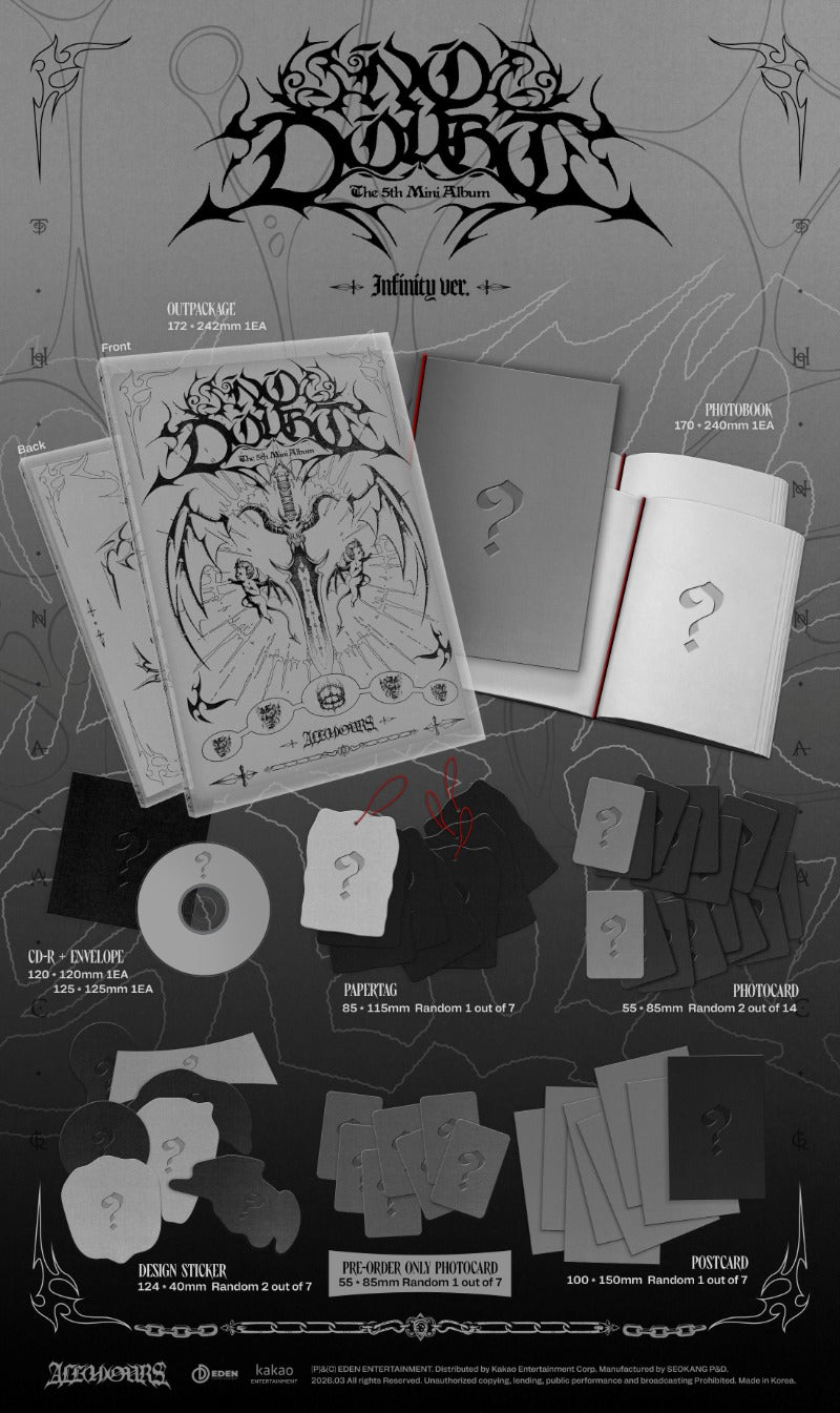 ALL(H)OURS - 5th Mini Album [NO DOUBT] (Random)