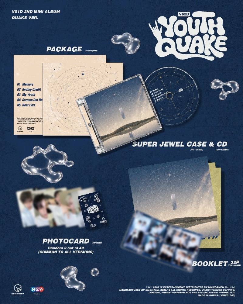 V01D 2nd Mini Album [YOUTHQUAKE]