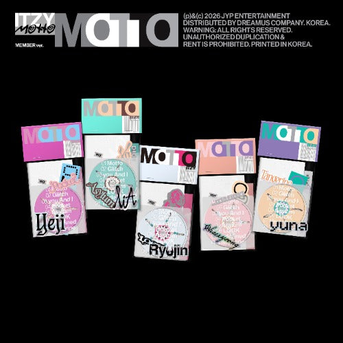 ITZY - 12th Mini Album [Motto] (MEMBER Ver.)