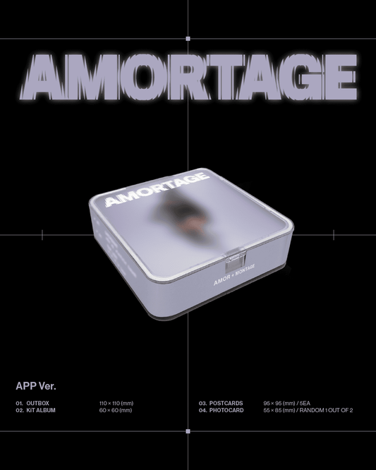JISOO - 1st Mini Album [AMORTAGE] (APP Ver.)