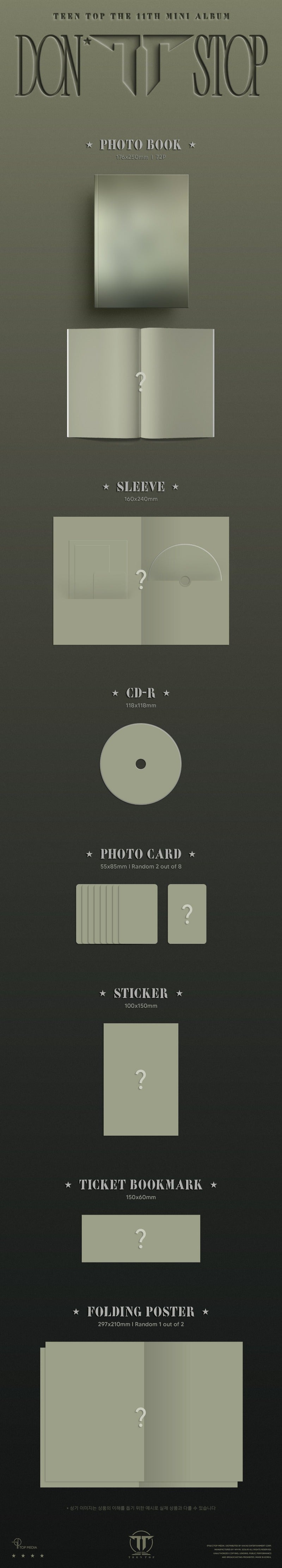 TEEN TOP - 11th EP [DON’T STOP]