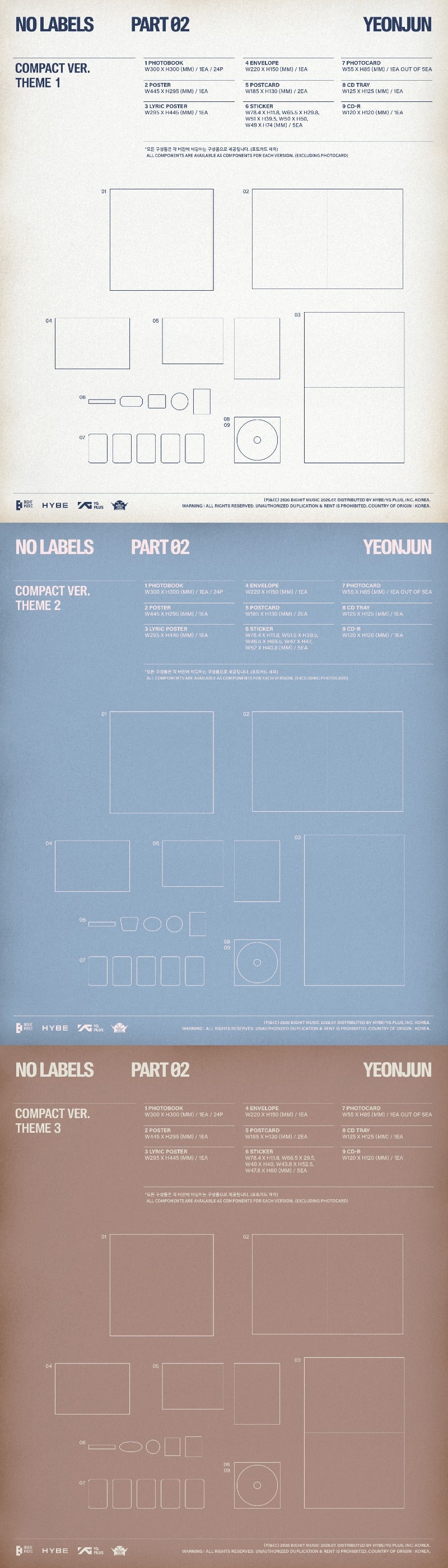 YEONJUN - 2nd Mini Album [NO LABELS: PART 02] (Compact Ver.)