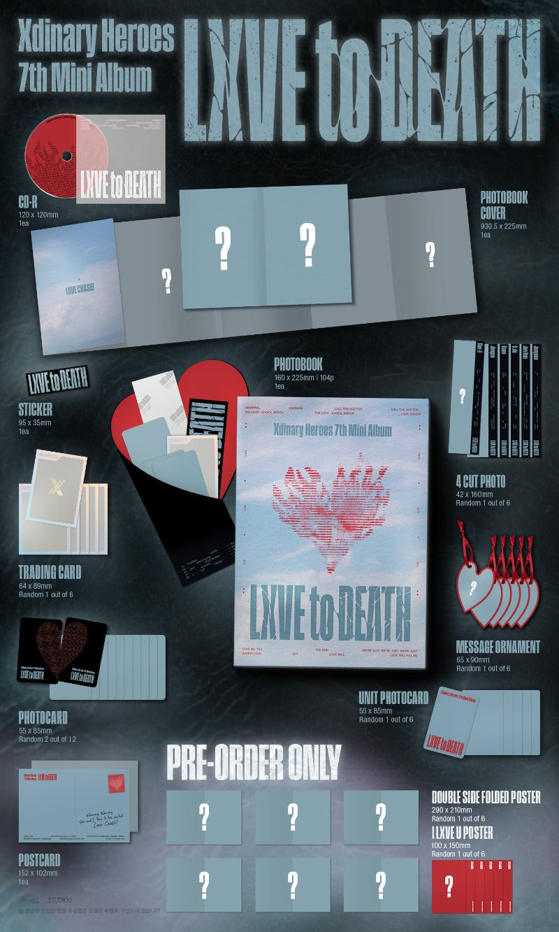Xdinary Heroes - 7th Mini Album [LXVE to DEATH]