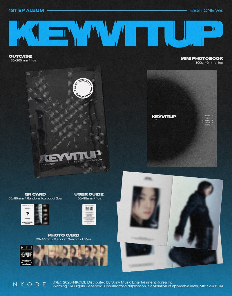 KEYVITUP – 1st EP Album “KEYVITUP” (BEST ONE Ver.)