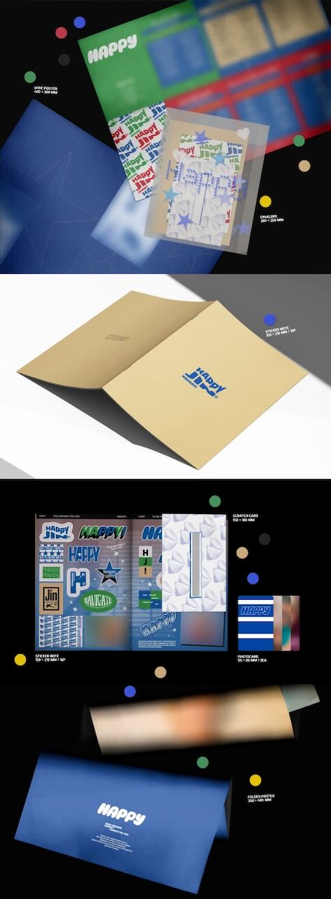 JIN - 1st Mini Album [HAPPY] (Random)