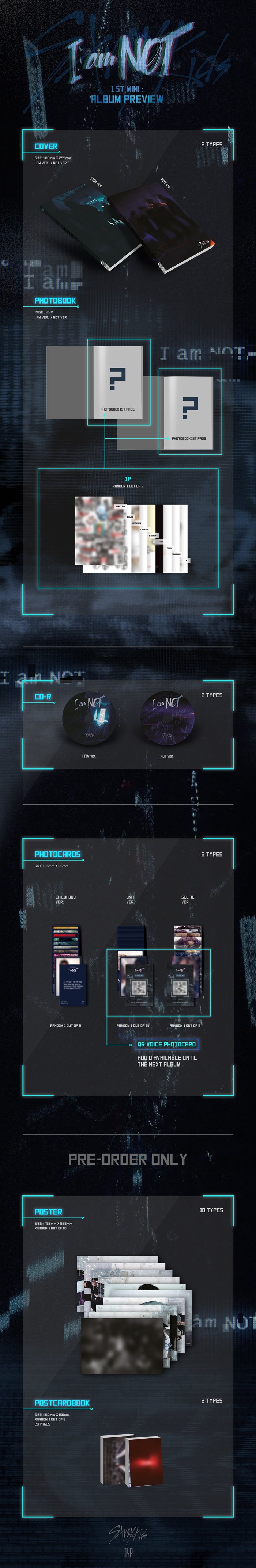 Stray Kids - 1st Mini Album [I am NOT] (Random)