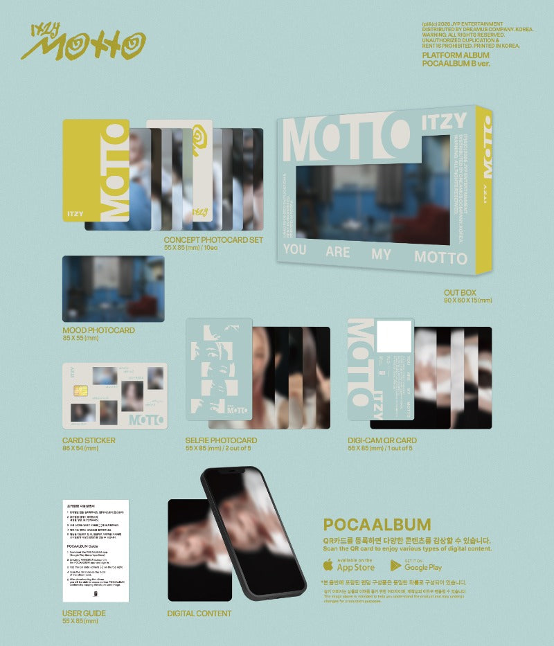 ITZY - 12th Mini Album [Motto] (POCAALBUM Ver.)