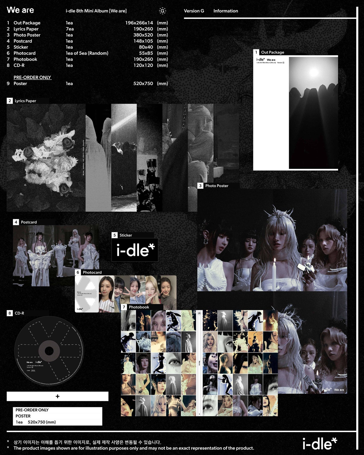 i-dle - 8th Mini Album [We are] (Random ver.)