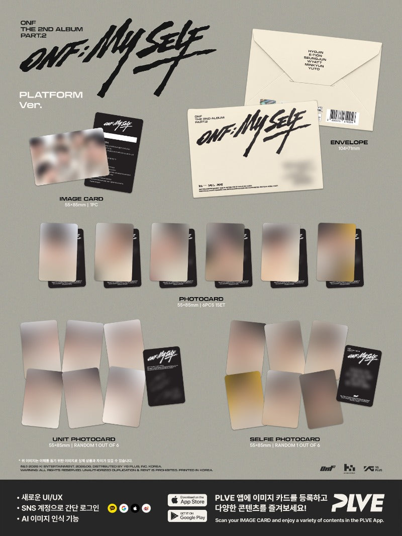ONF - 2nd Full Album Part.2 [ONF:MY SELF] (PLATFORM Ver.)