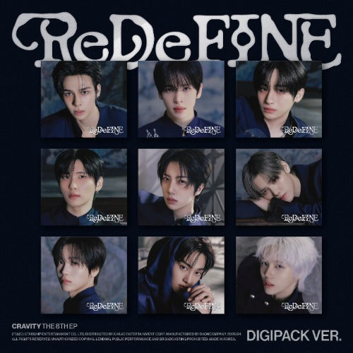 CRAVITY - 8th Mini Album [ReDeFINE] (DIGIPACK VER.)