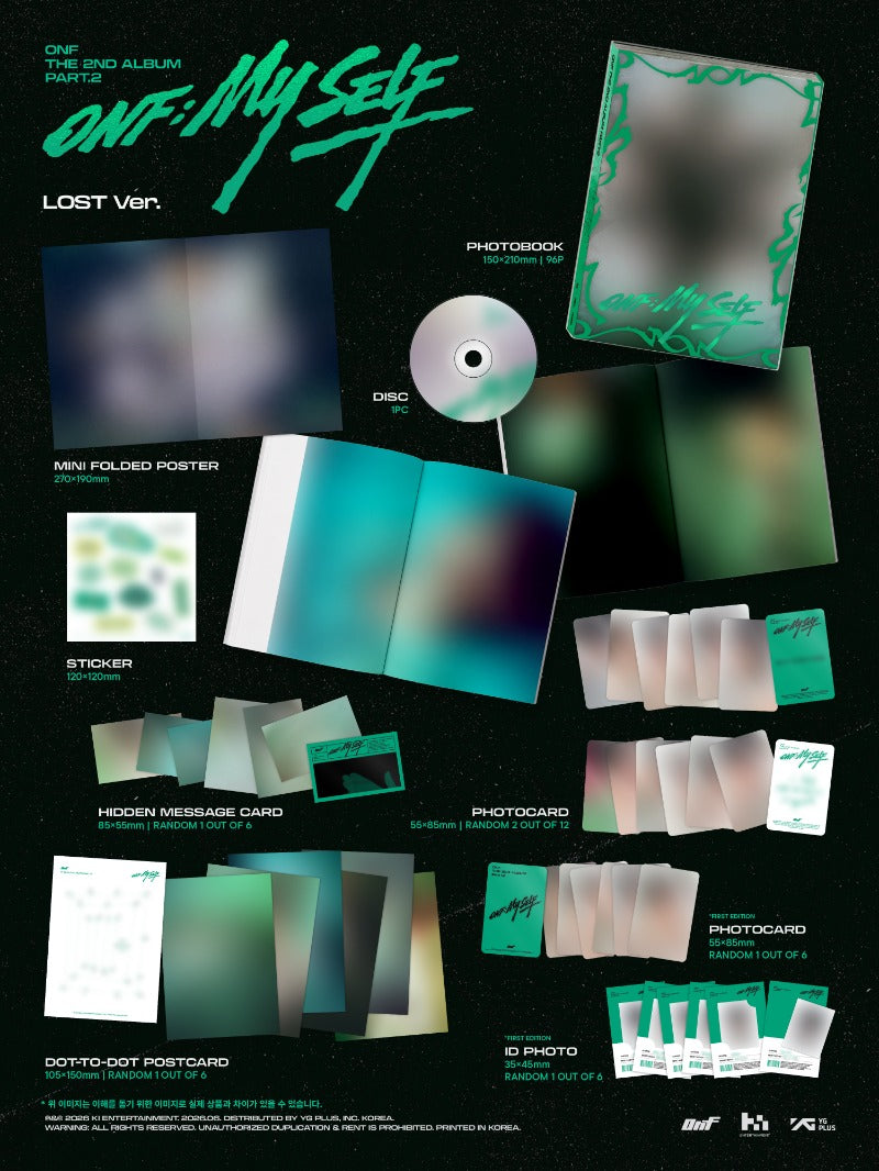 ONF - 2nd Full Album Part.2 [ONF:MY SELF] (PHOTOBOOK Ver.)
