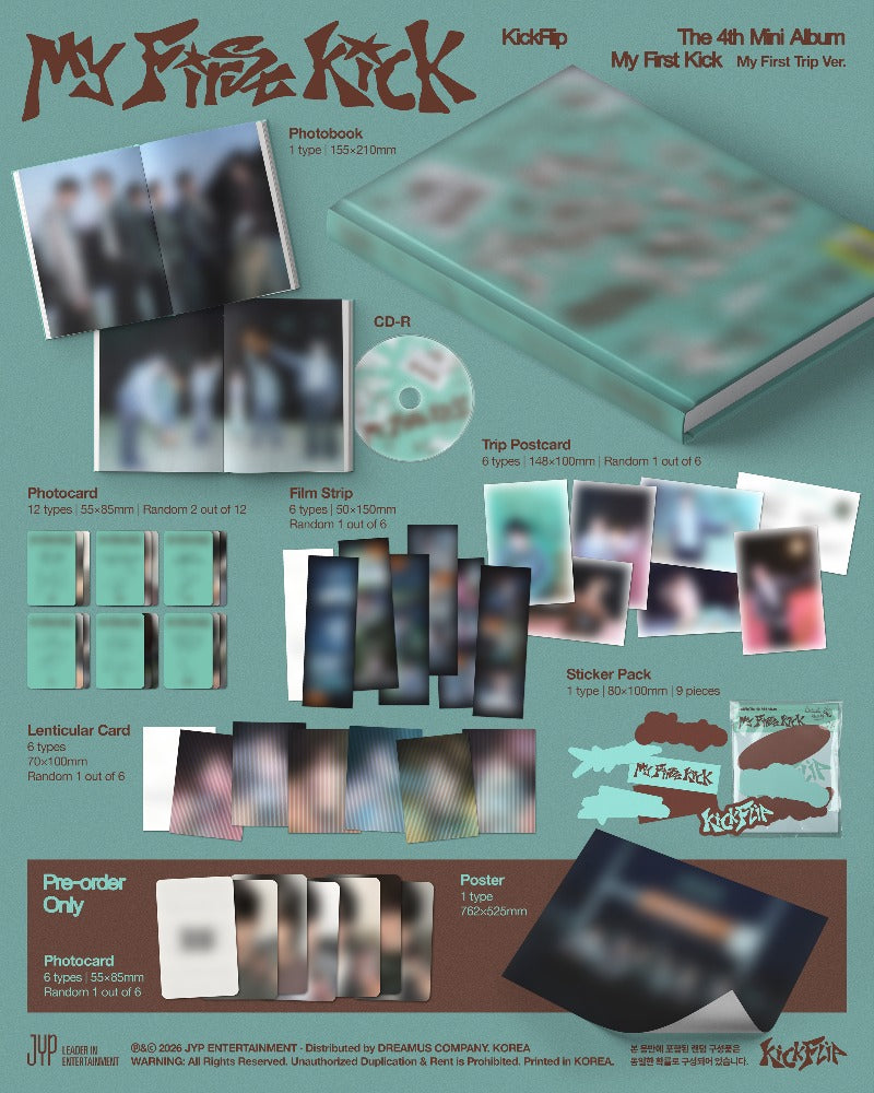 KickFlip - 4th Mini Album [My First Kick] (My First Trip Ver.)