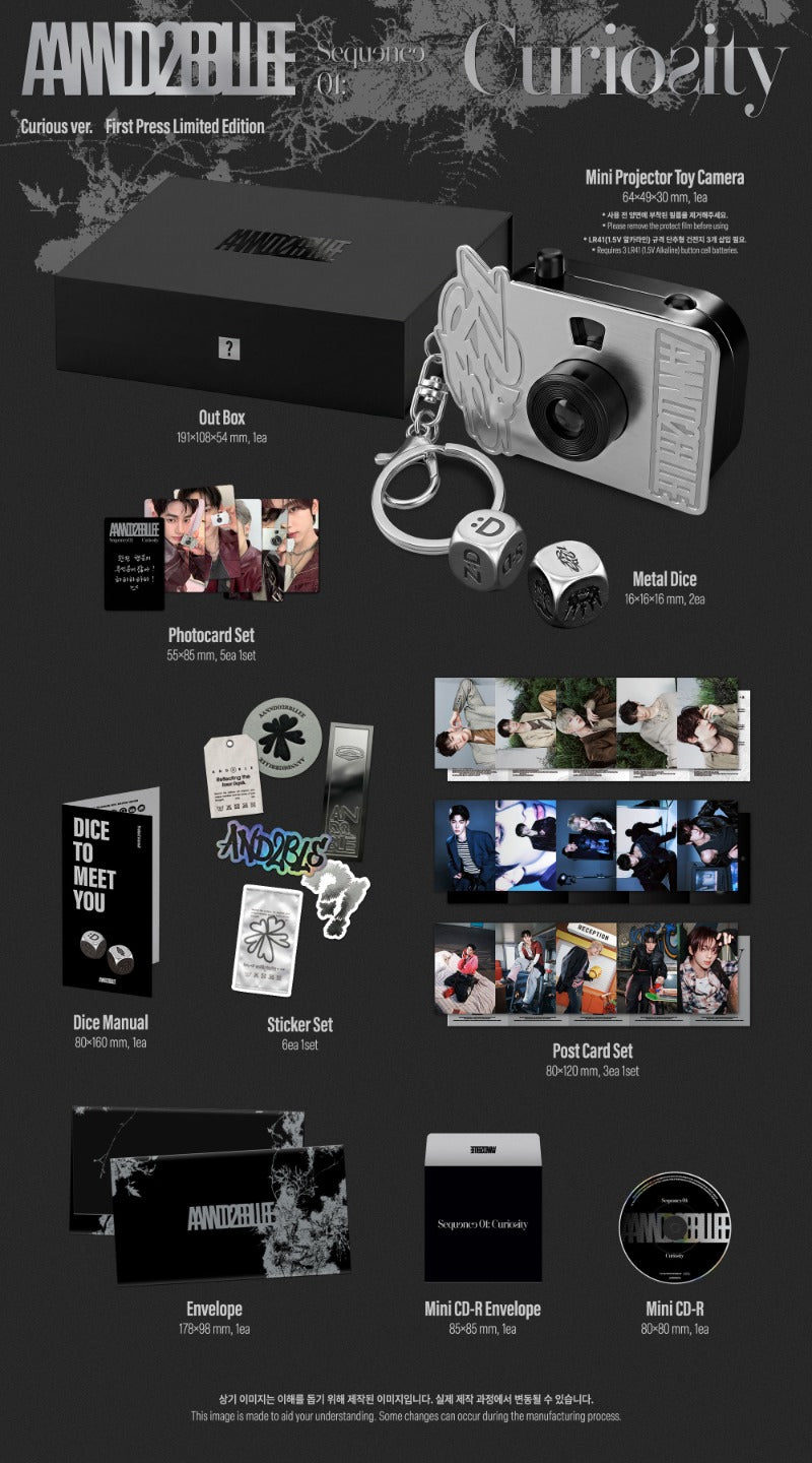AND2BLE - 1st Mini Album [Sequence 01: Curiosity] (Curious ver.)