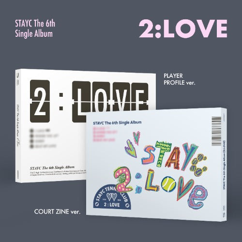 STAYC - 6th Single [2:LOVE] (COURT ZINE ver. / PLAYER PROFILE ver.)