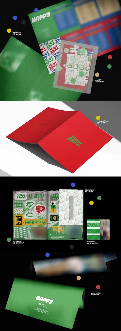 JIN - 1st Mini Album [HAPPY] (Random)