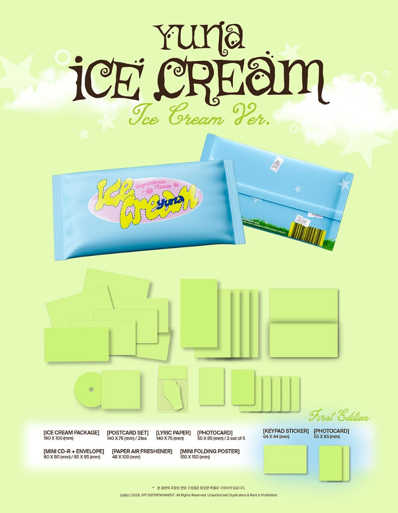 YUNA (ITZY) - 1st Mini Album [Ice Cream] (Ice Cream Ver.)
