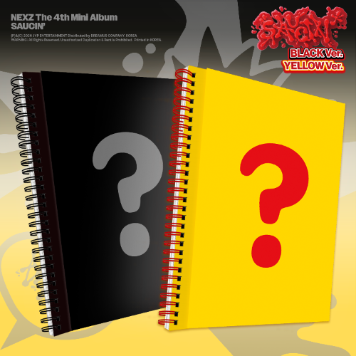 NEXZ - 4th Mini Album [SAUCIN’] (BLACK ver. / YELLOW ver.)