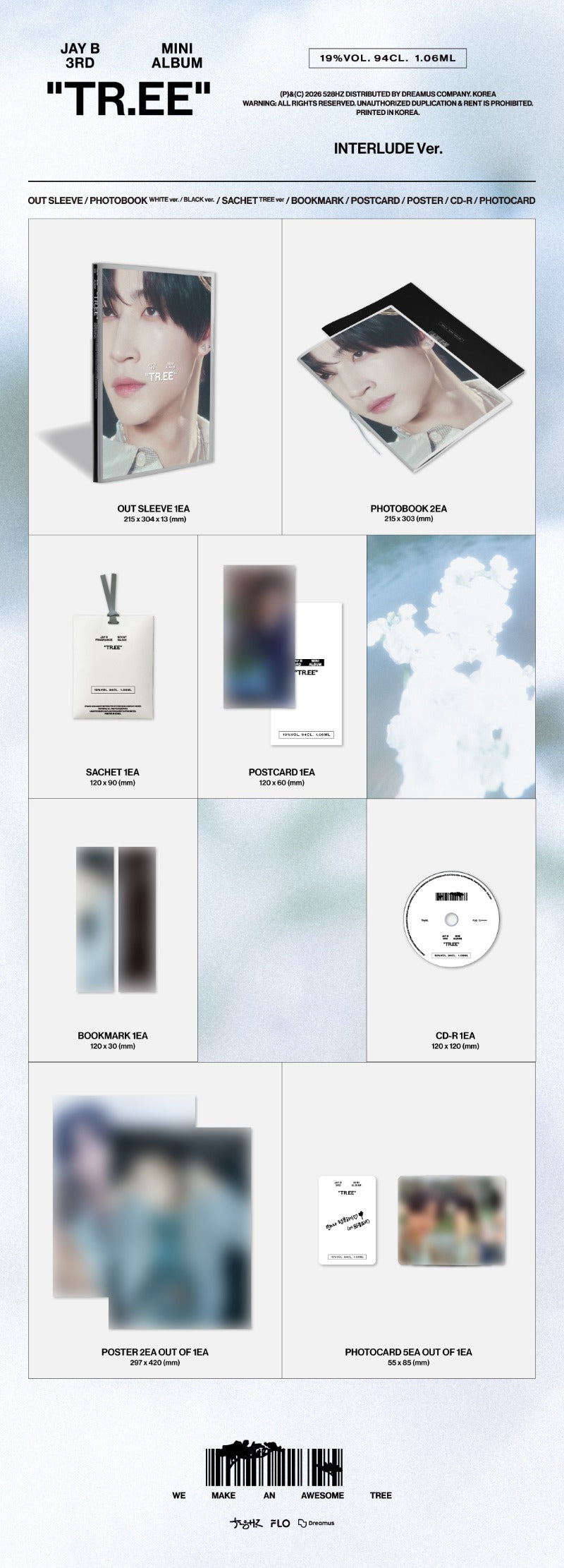 JAY B - 3rd Mini Album [TR.EE] (INTERLUDE Ver.)