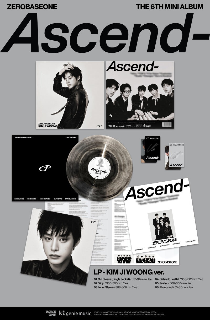 ZEROBASEONE - 6th Mini Album [Ascend-] (LP Ver.)