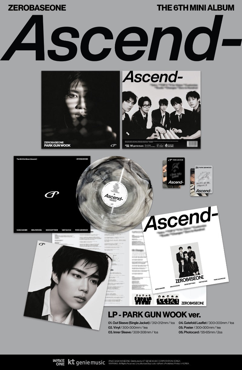 ZEROBASEONE - 6th Mini Album [Ascend-] (LP Ver.)
