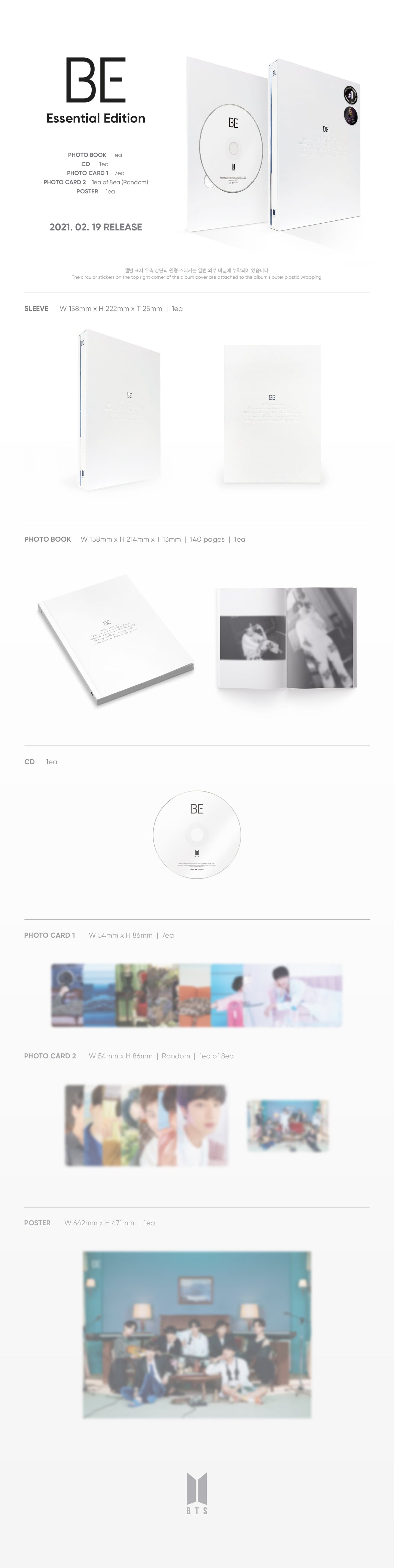 BTS - Special Album [BE] (Essential Edition)