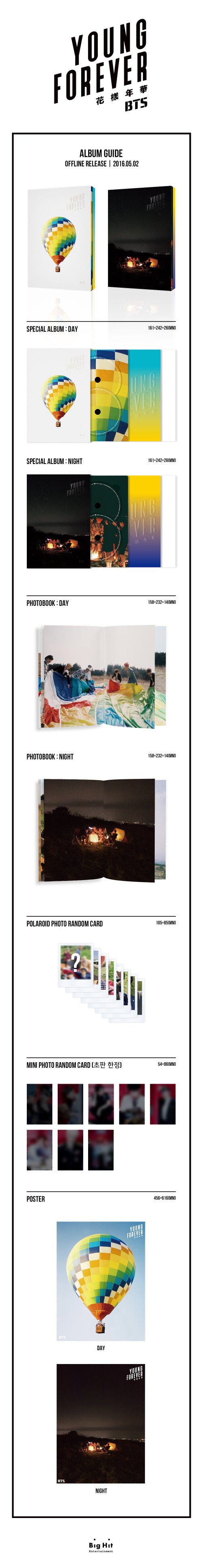 BTS - Repackage Album [YOUNG FOREVER]