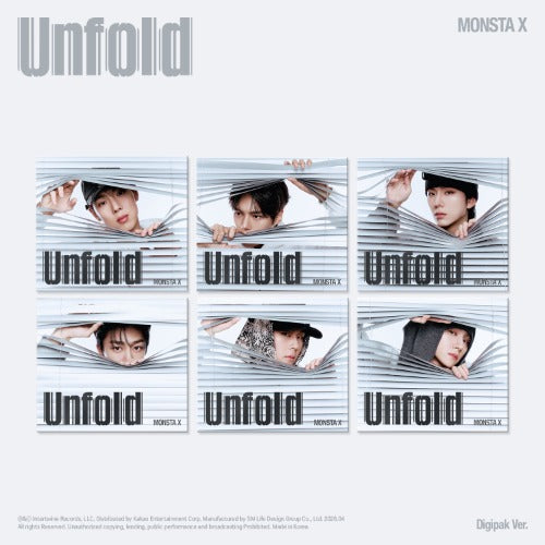 MONSTA X - [Unfold] (DIGIPACK VER.) (Random)