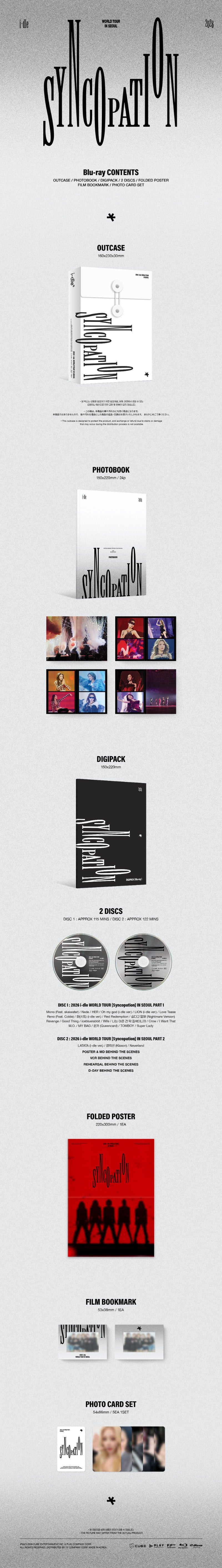 i-dle - 2026 i-dle WORLD TOUR [Syncopation] IN SEOUL Blu-ray