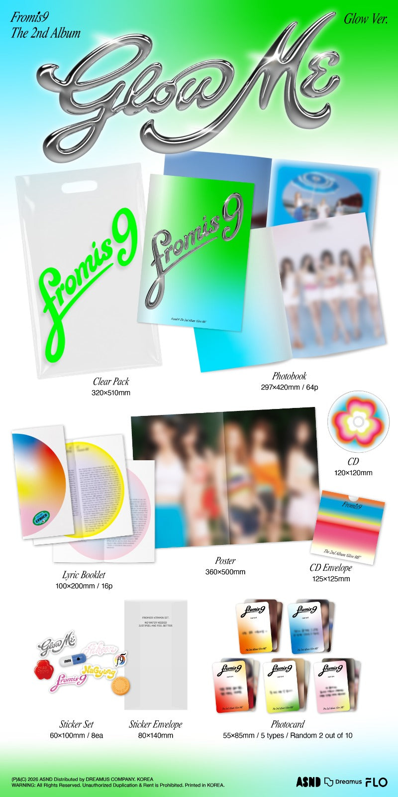 fromis_9 - 2nd Full Album [Glow ME] (Glow Ver.)