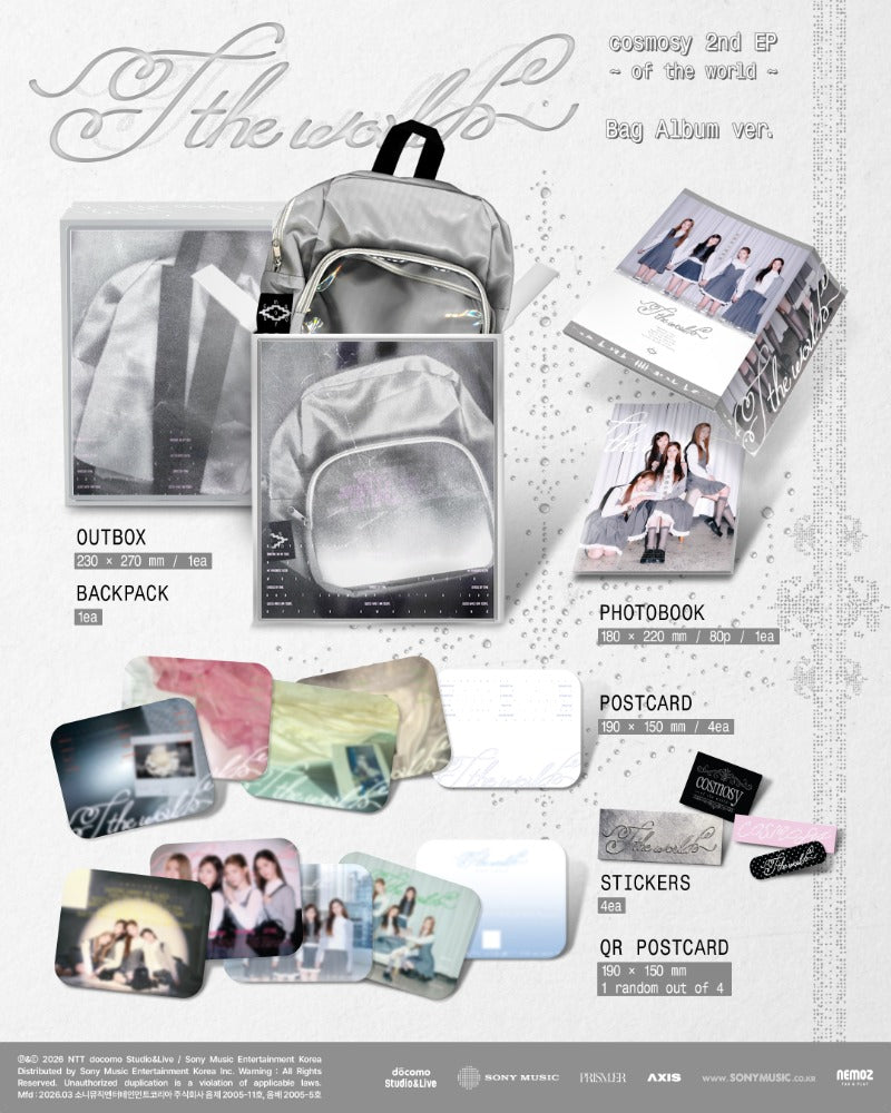 cosmosy - 2nd EP [~ of the world ~] (Bag Album Ver.)