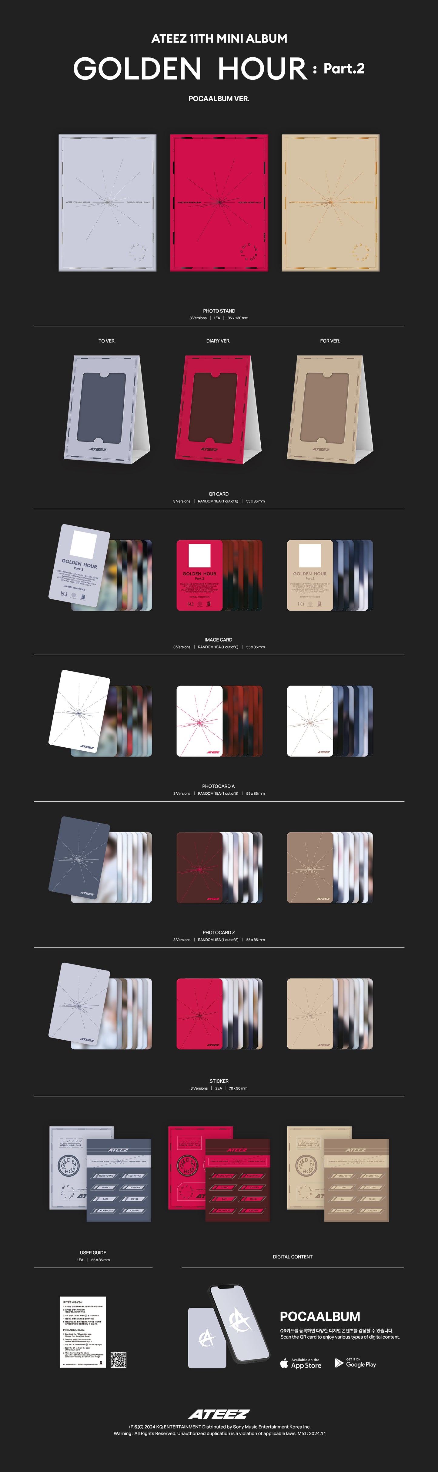 ATEEZ – GOLDEN HOUR : Part.2 (POCAALBUM Ver.)