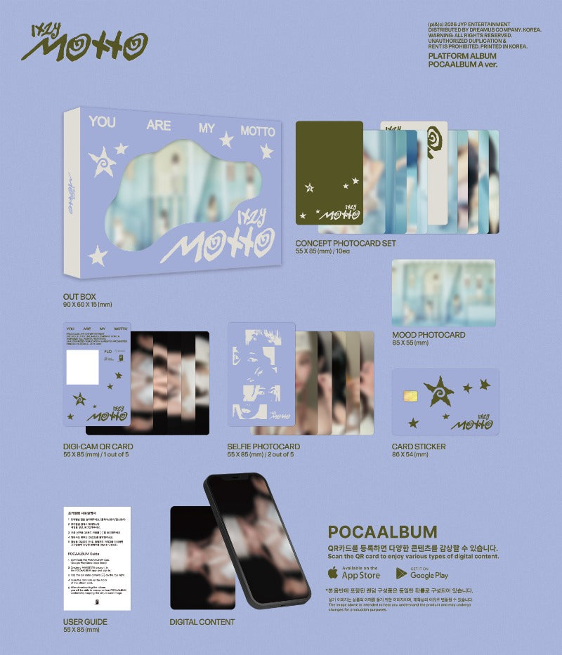 ITZY - 12th Mini Album [Motto] (POCAALBUM Ver.)