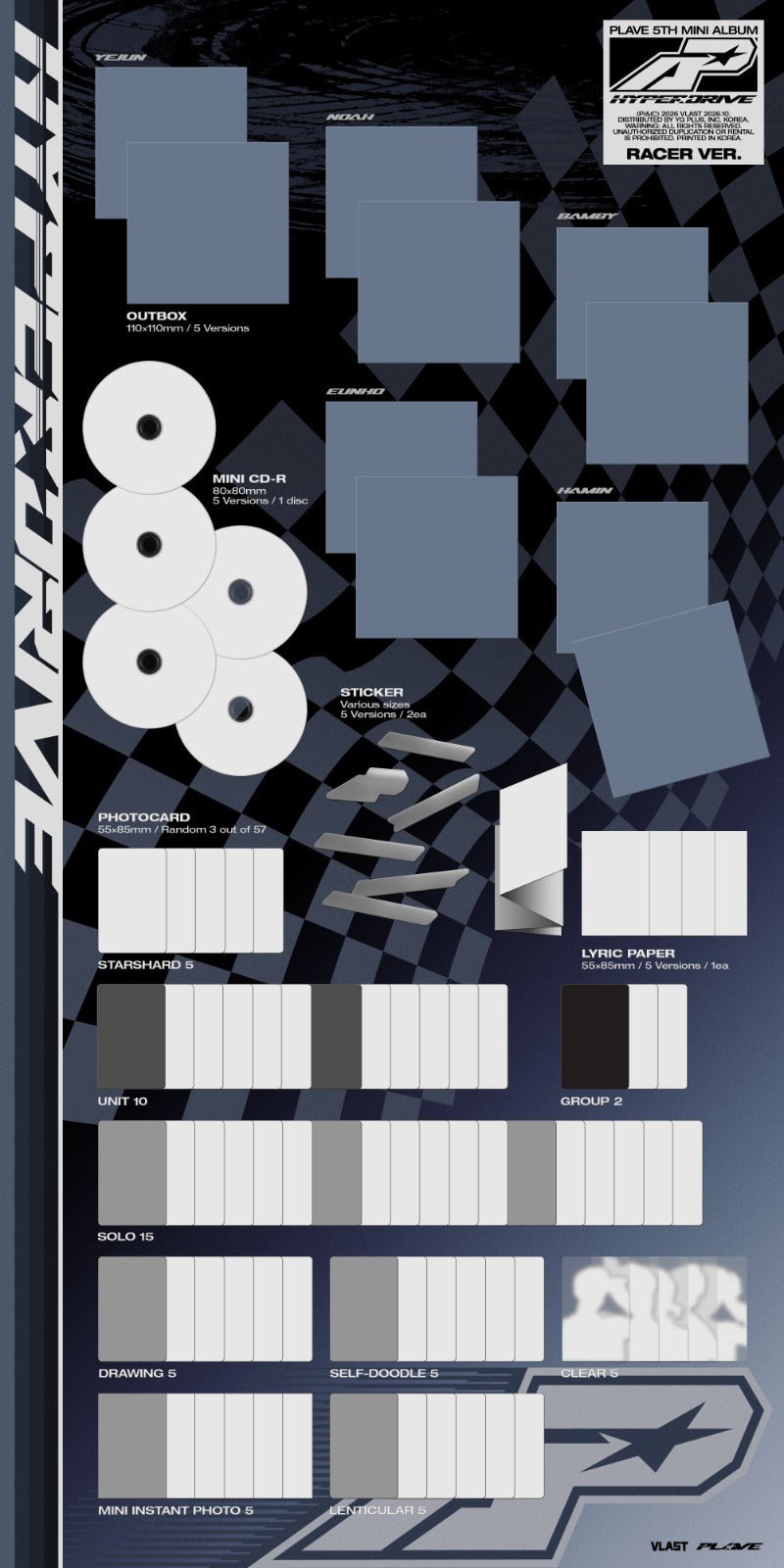 PLAVE - 5th Mini Album [HYPERDRIVE] (Racer Ver.)