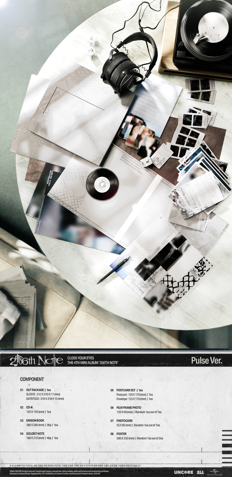 CLOSE YOUR EYES - The 4th Mini Album [256th Note] (Pulse Ver.)