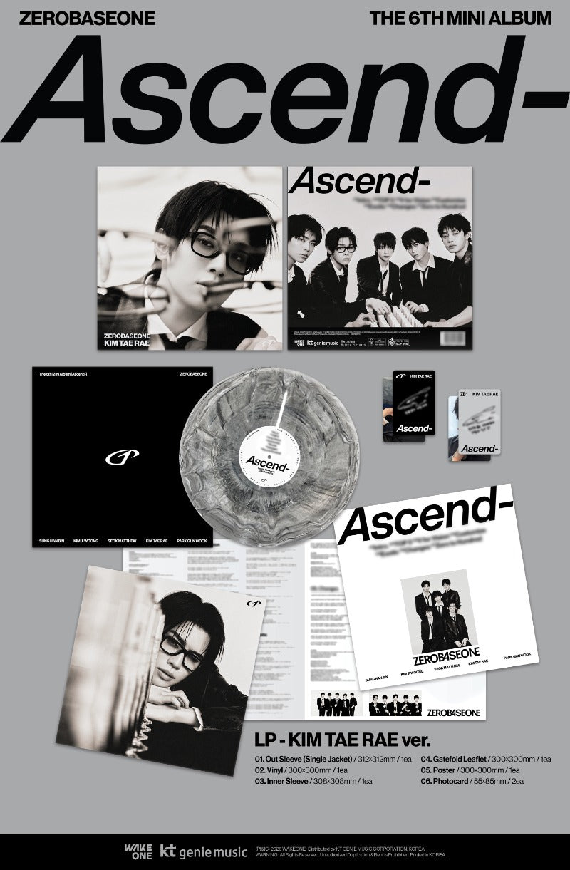 ZEROBASEONE - 6th Mini Album [Ascend-] (LP Ver.)