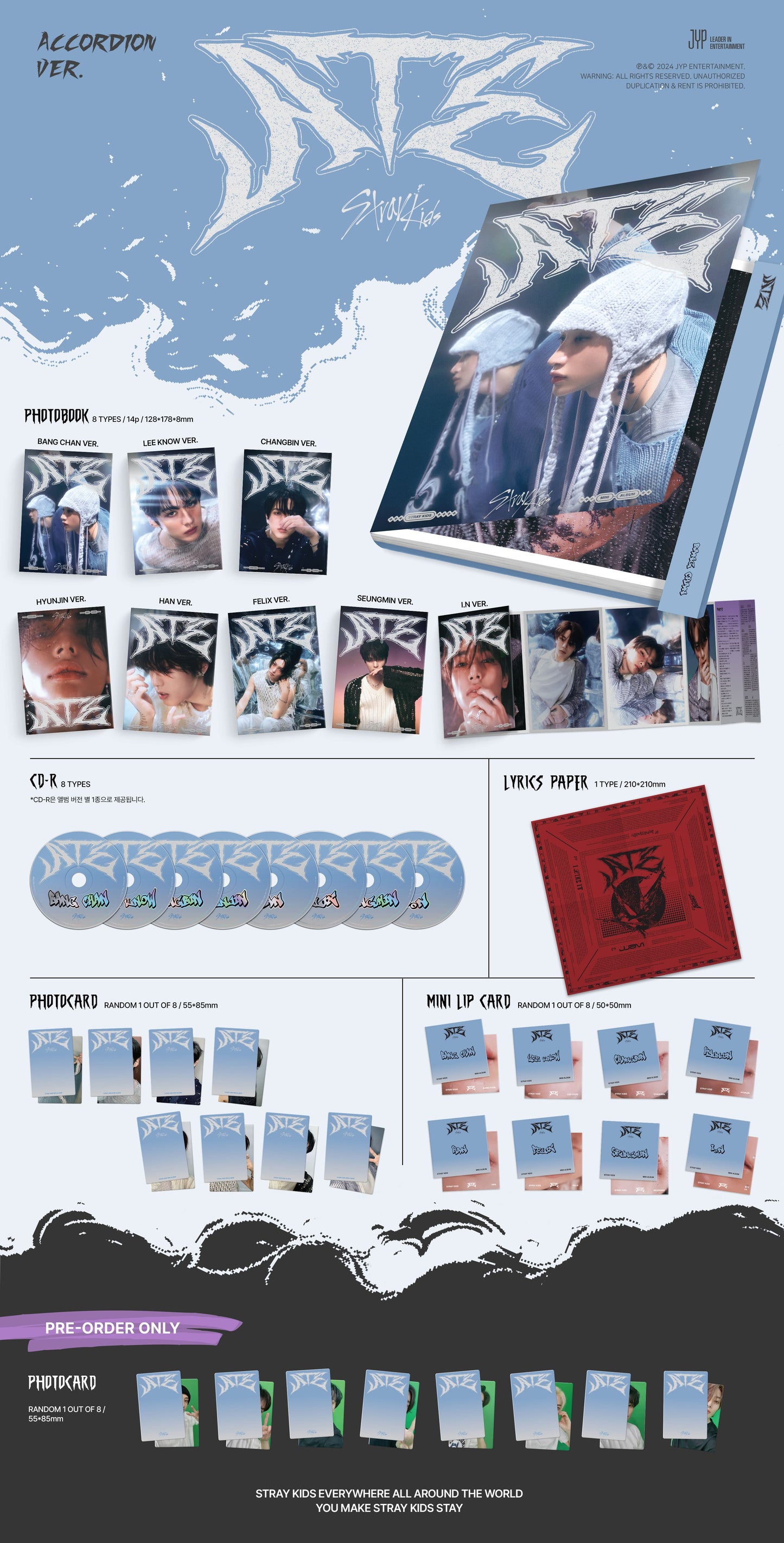 Stray Kids - 9th Mini Album ATE (Accordion Ver.)