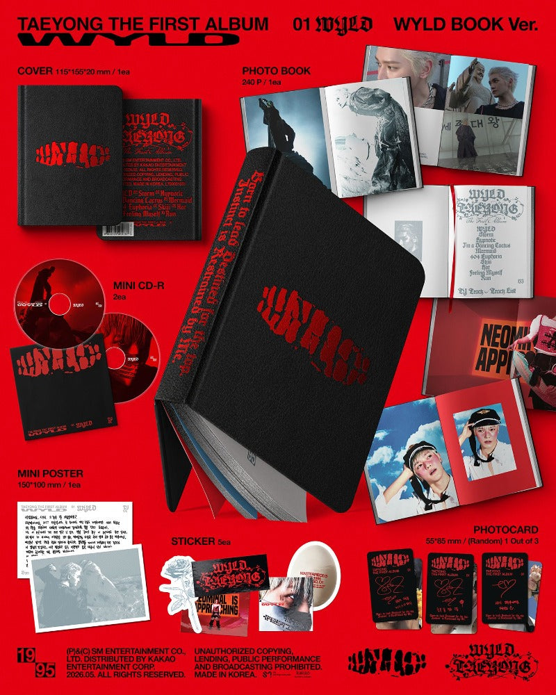 TAEYONG (NCT) - 1st Full Album [WYLD] (WYLD BOOK Ver.)