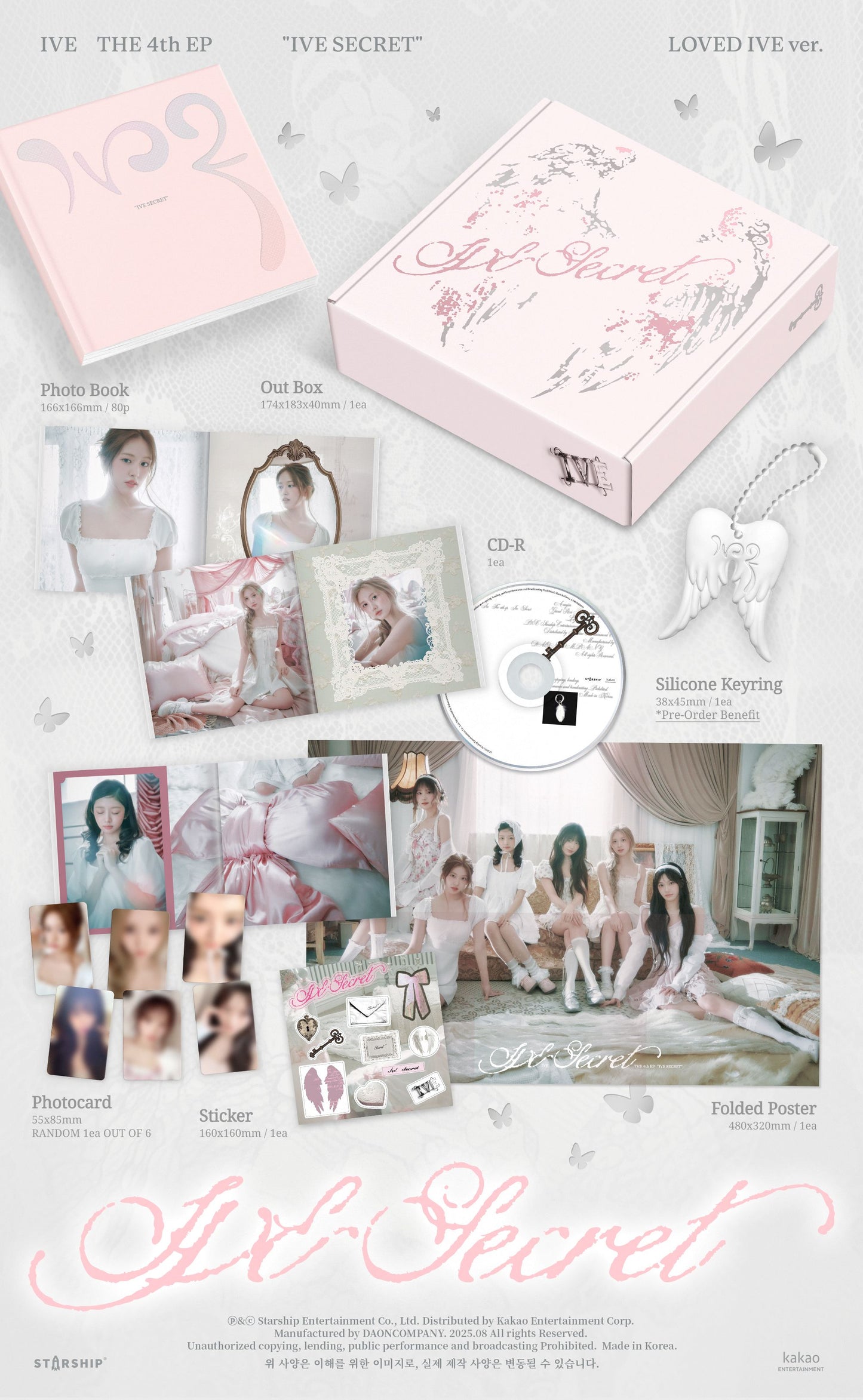 IVE - 4th EP Album [IVE SECRET] (LOVED IVE Ver.)