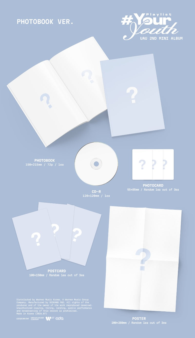 UAU - 2nd Mini Album [Playlist #Your Youth] (PHOTOBOOK Ver.)