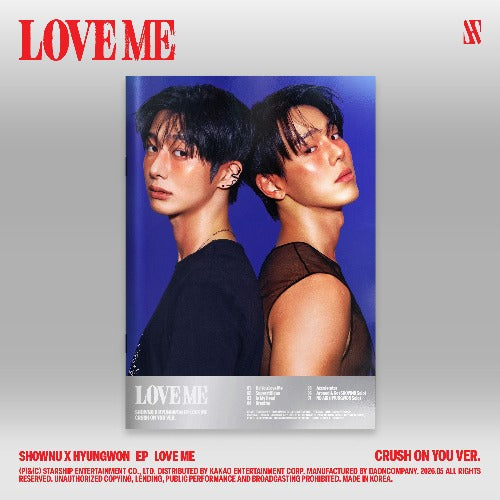 SHOWNU X HYUNGWON EP [LOVE ME] (CRUSH ON YOU Ver.)