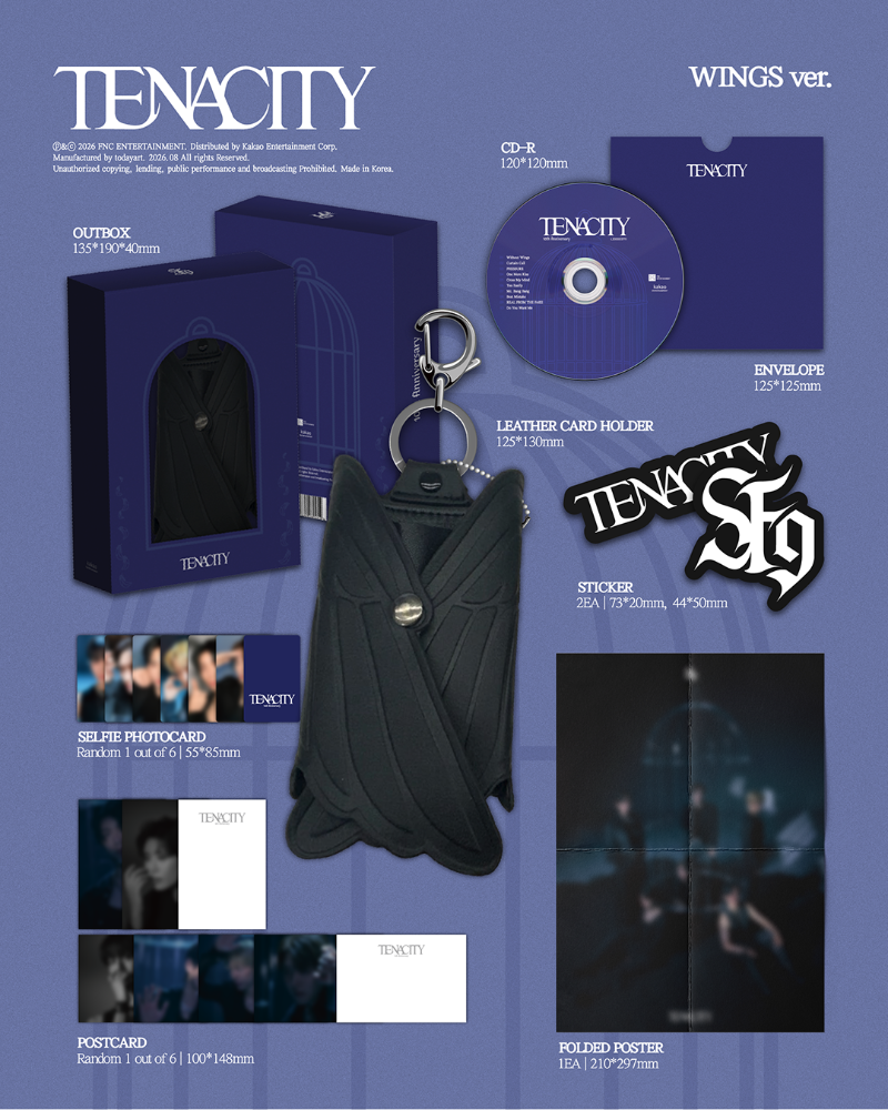 SF9 - 2nd Album [TENACITY] (WINGS Ver.)